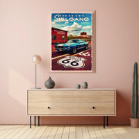 Journey Through Route 66 Poster