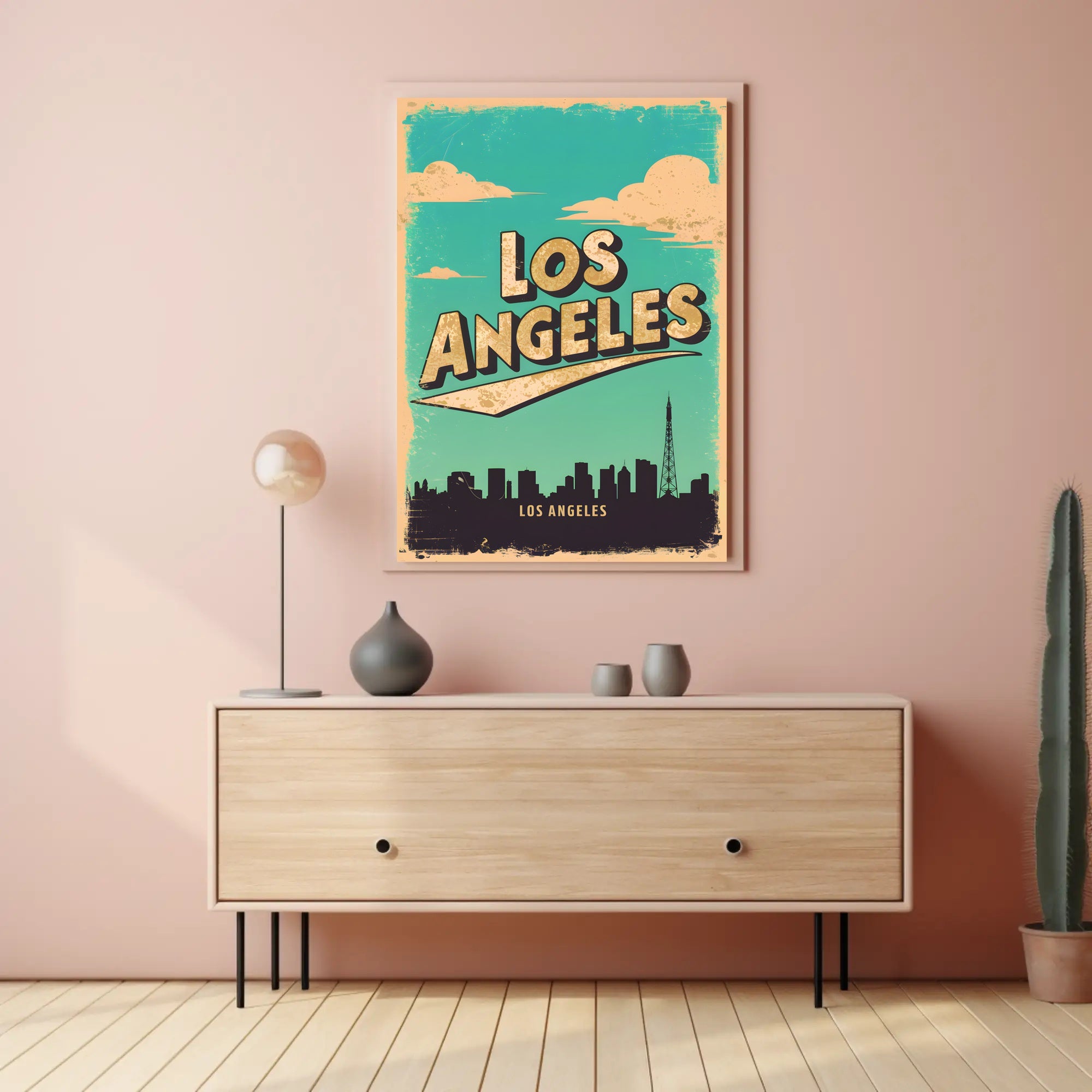 Vintage Los Angeles Poster