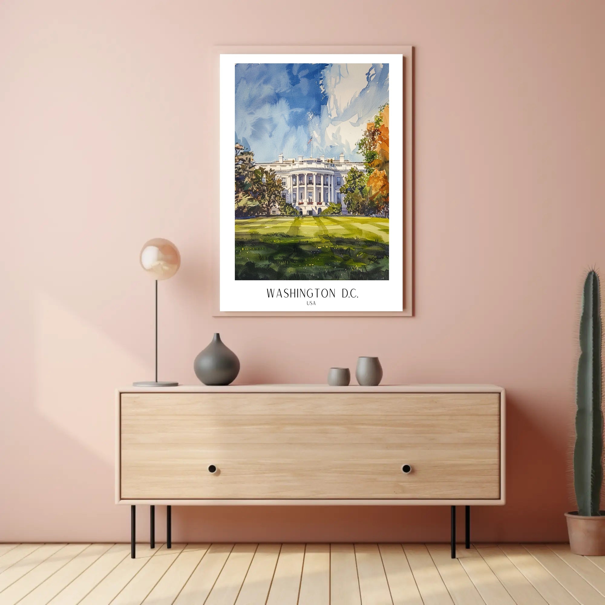 The White House in Washington D.C Poster PosterGoat