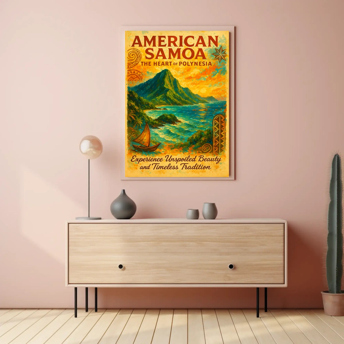 American Samoa The Heart of Polynesia Poster