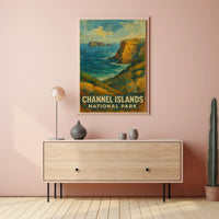 Channel Islands National Park Wanderlust Vintage Poster