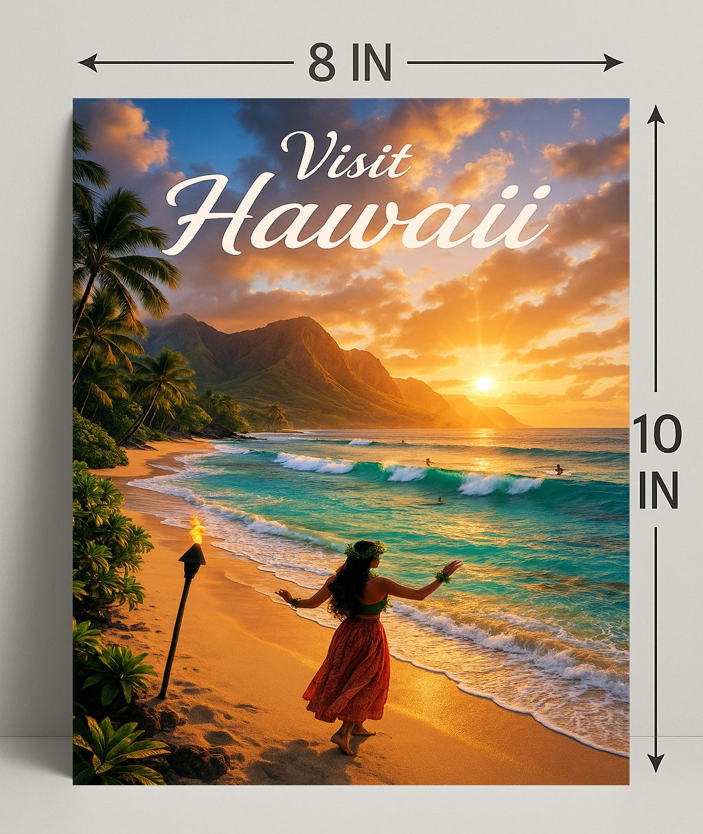 Visit Hawaii Poster PosterGoat