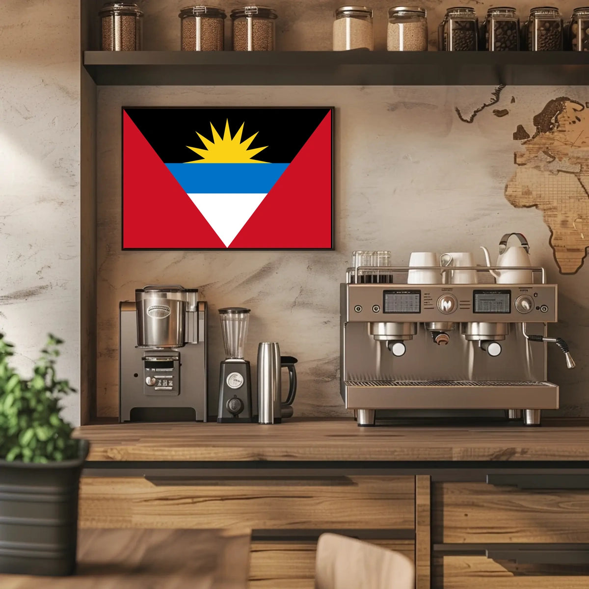 Antigua and Barbuda Flag Poster