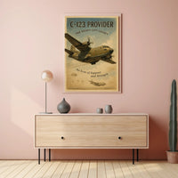 C-123 Provider Heavy-Lift Legacy Poster PosterGoat