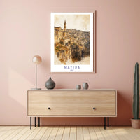 Matera: A Timeless Landscape Poster PosterGoat