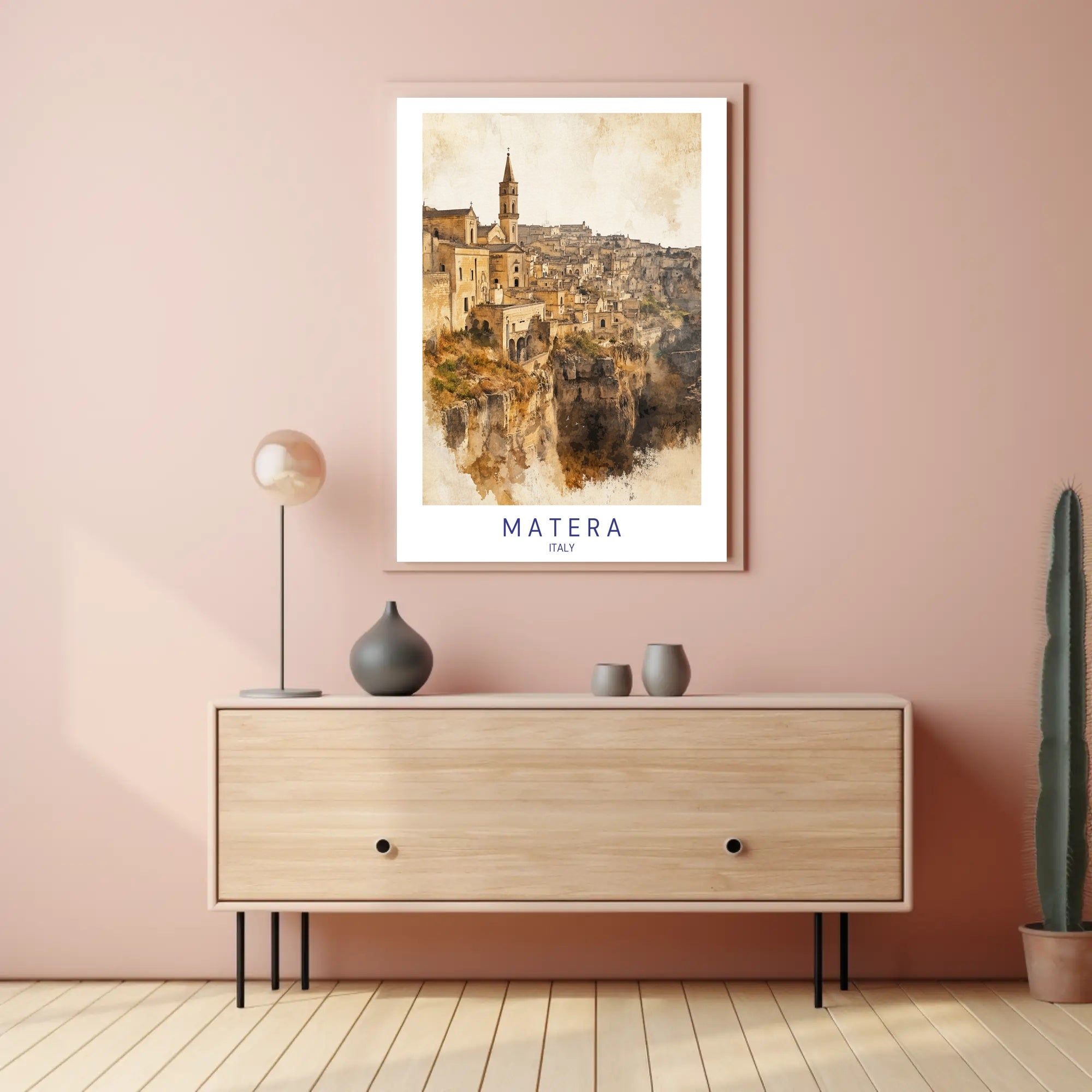 Matera: A Timeless Landscape Poster PosterGoat