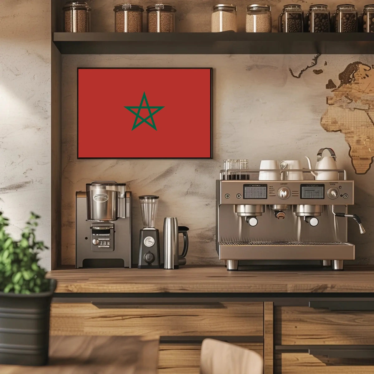 Morocco Flag Poster