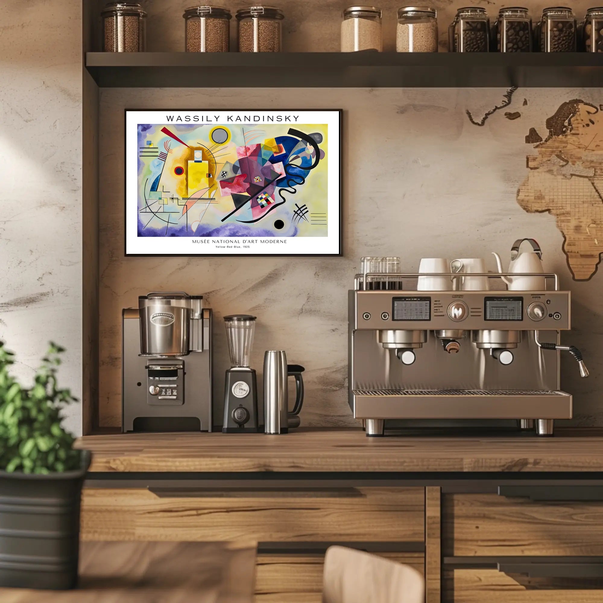 Wassily Kandinsky Yellow-Red-Blue Poster