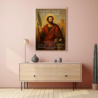 Saint Felix of Spoleto Poster PosterGoat