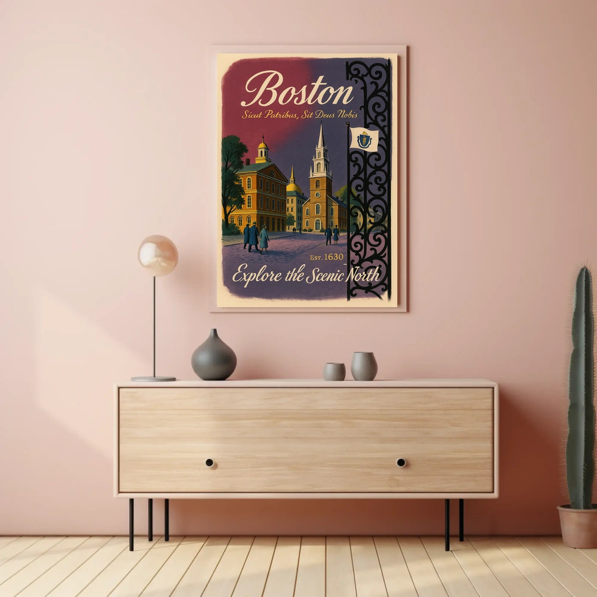 Explore Boston Poster