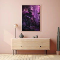 Majestic Morbid Monarchy: Gothic Skeleton Fantasy Poster PosterGoat