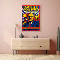 Franklin D. Roosevelt The New Deal Era Poster PosterGoat
