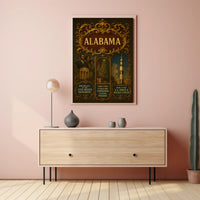 Alabama A Historical and Cultural Tribute Poster