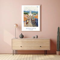 Vibrant Streets of Suchitoto Poster PosterGoat