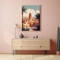Marrakech Travel Poster