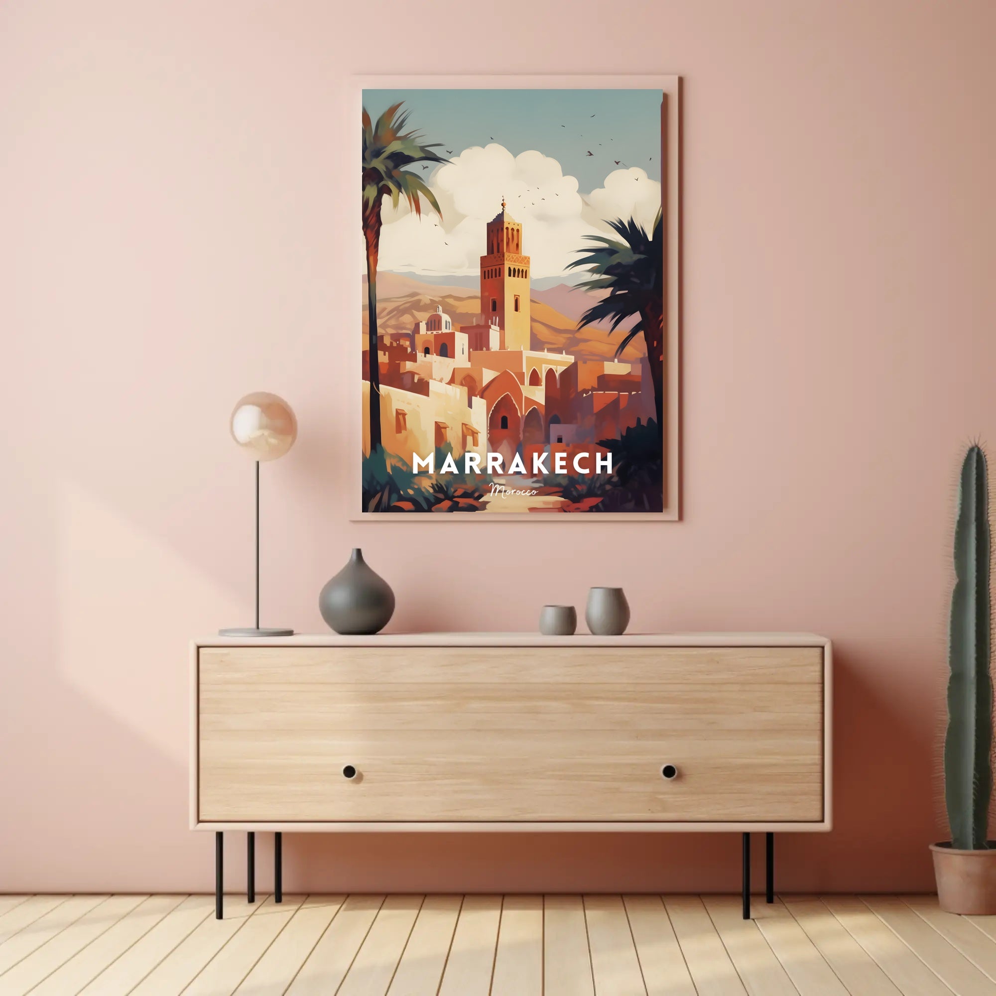 Marrakech Travel Poster