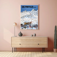 Ski Portillo Chile Vintage Travel Poster PosterGoat