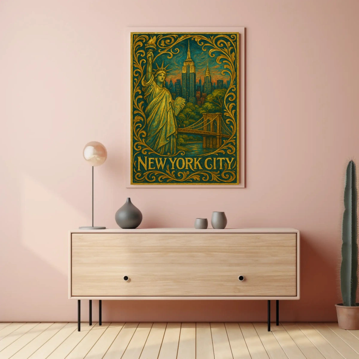 Eclectic Abstract Art Poster for Modern Spaces
