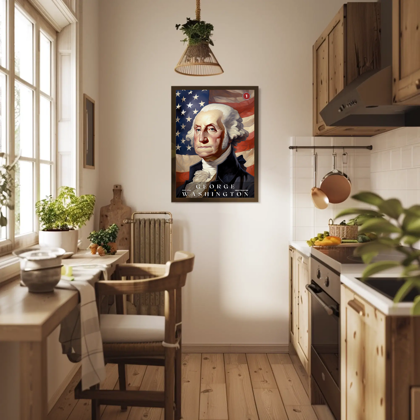 George Washington 1st President Of The United States Portrait