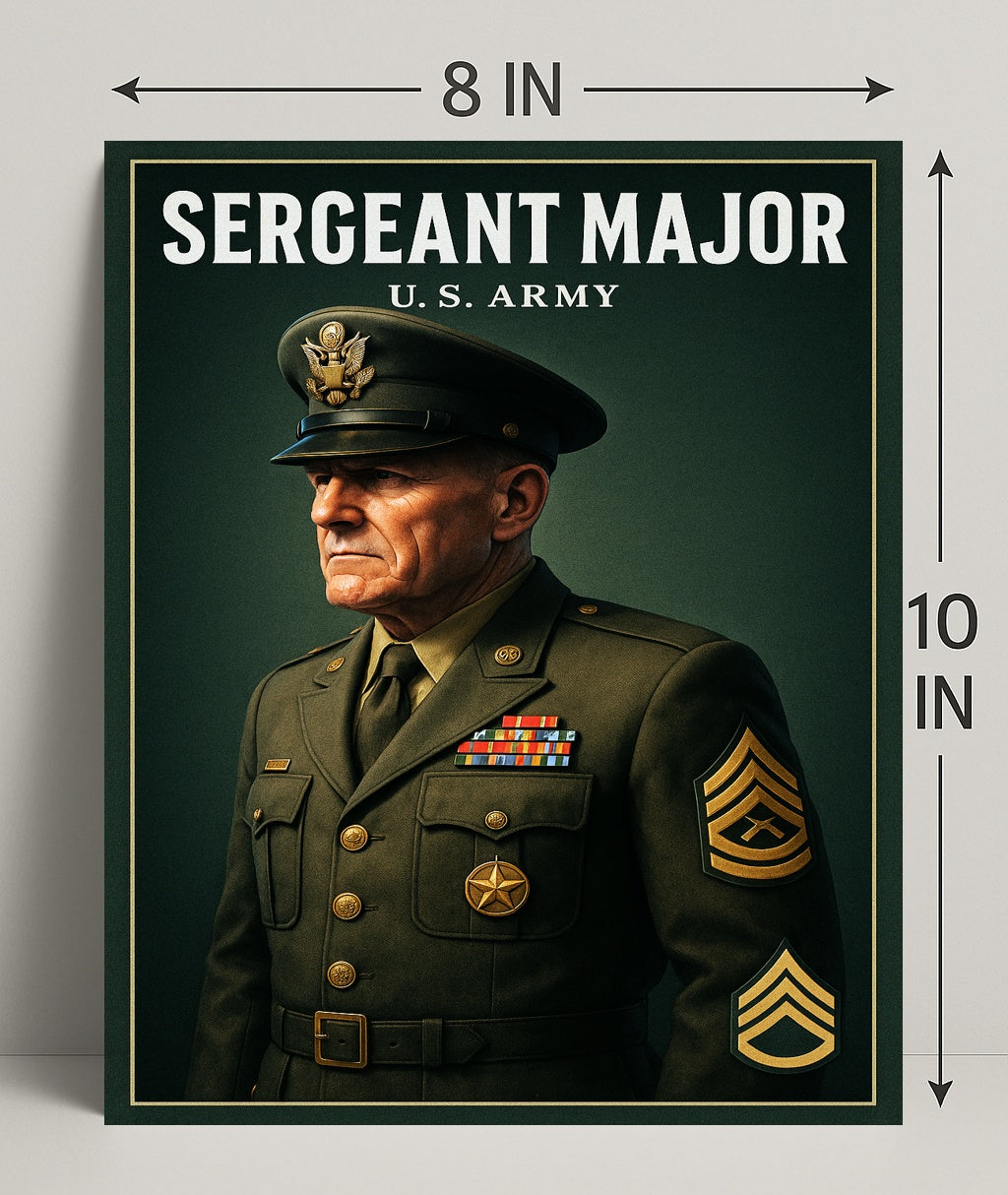 Sergeant Major U.S. Army Poster PosterGoat