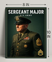 Sergeant Major U.S. Army Poster PosterGoat