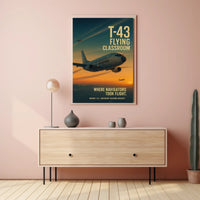 T-43 Flying Classroom U.S. Air Force Aircraft Poster
