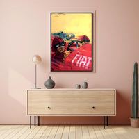 Vintage Racing Rivalry Poster