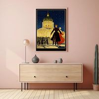 Enigmatic Night at the Grand Dome Poster