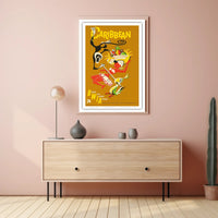 Caribbean Adventure Vintage Travel Poster PosterGoat