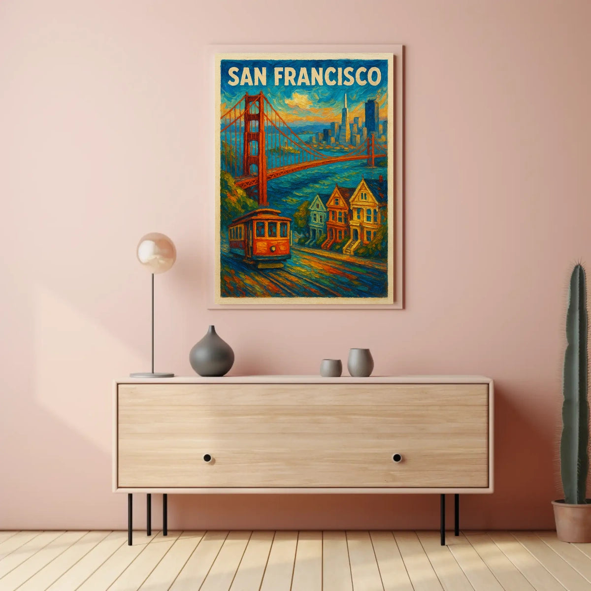 Vibrant San Francisco Poster