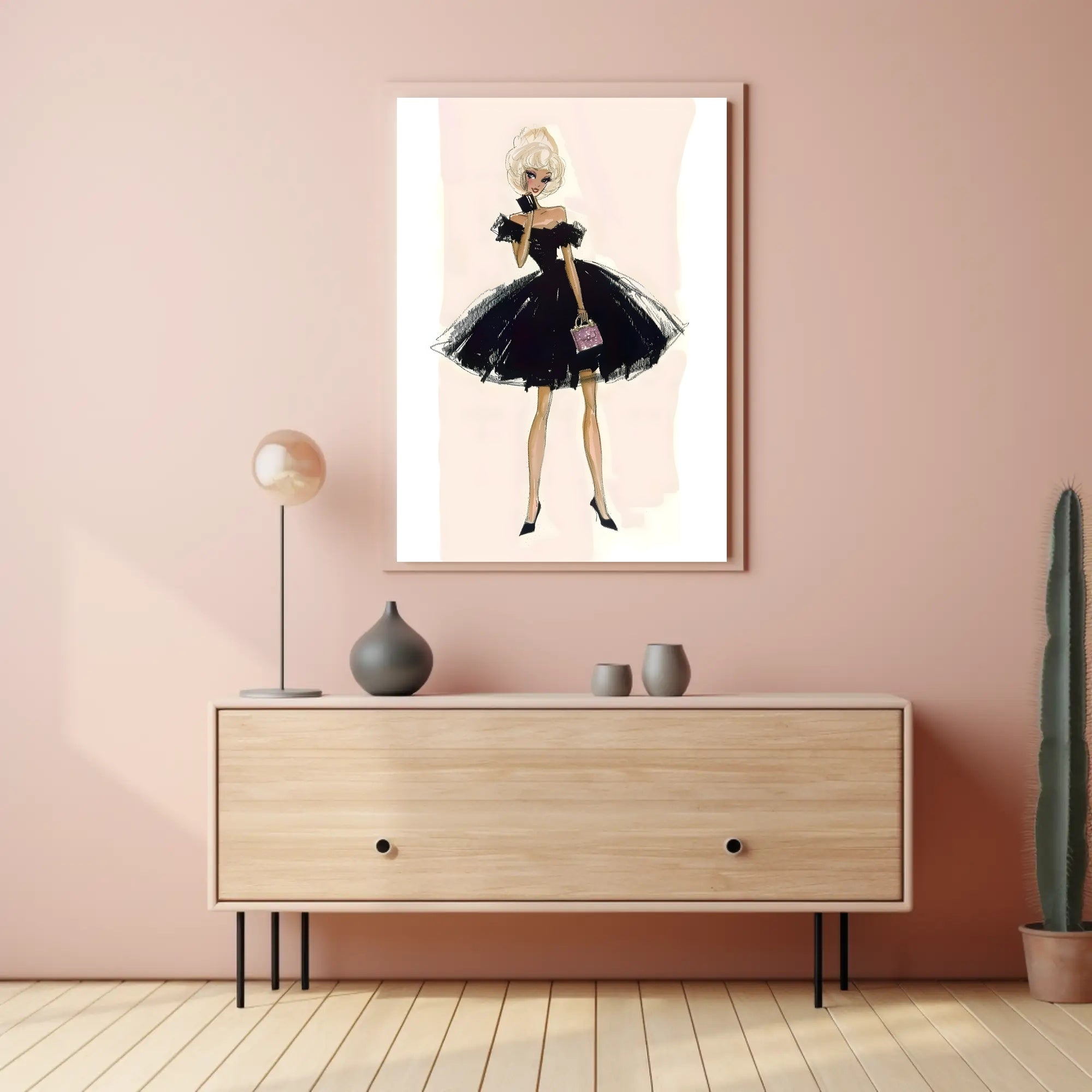 Elegant Fashion Illustration Poster