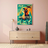 Antarctic Adventure Vintage Travel Art Poster PosterGoat