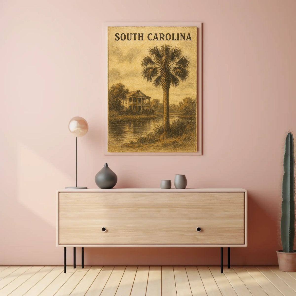 South Carolina Serenity Coastal Charm Decor Lovers Poster