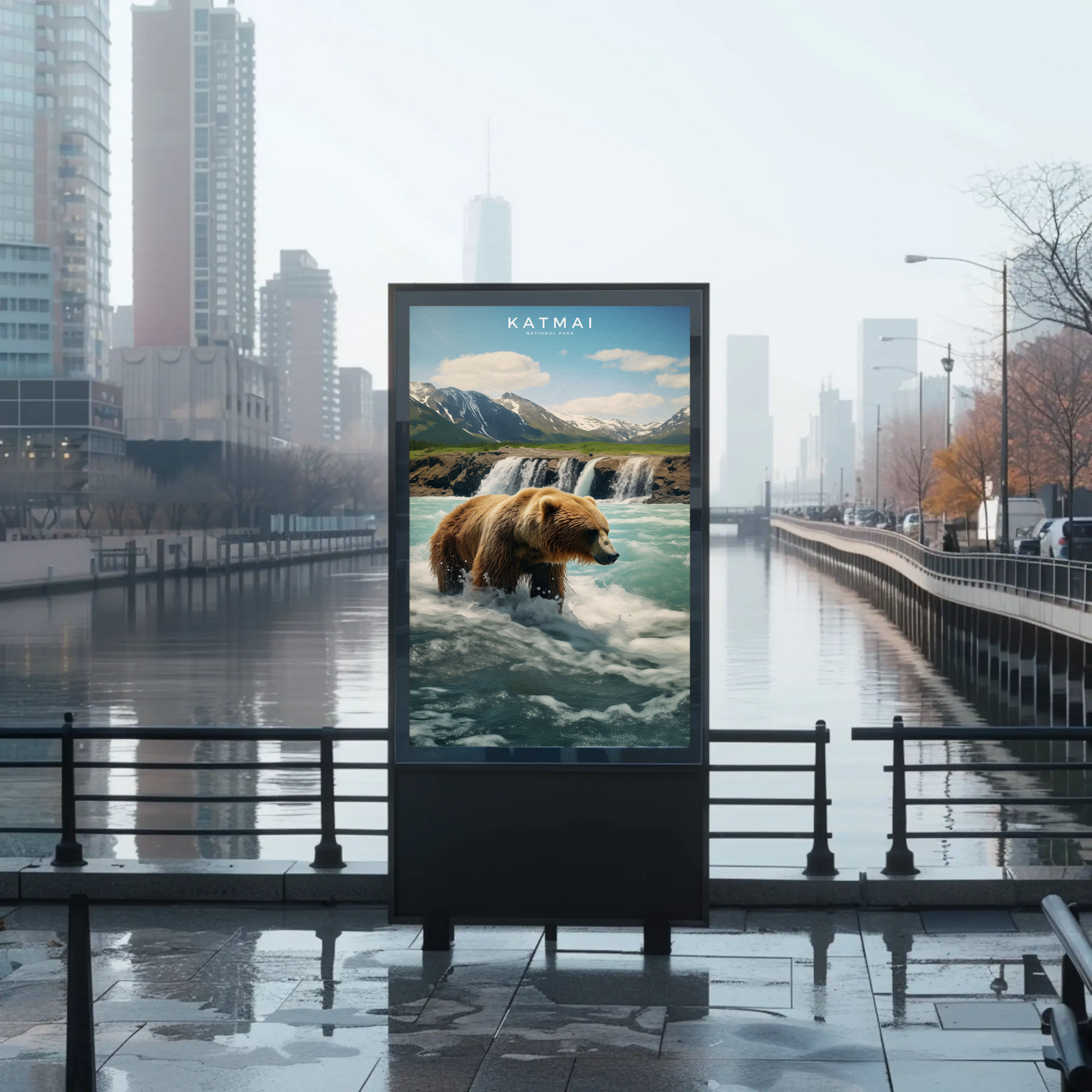 Katmai National Park Poster