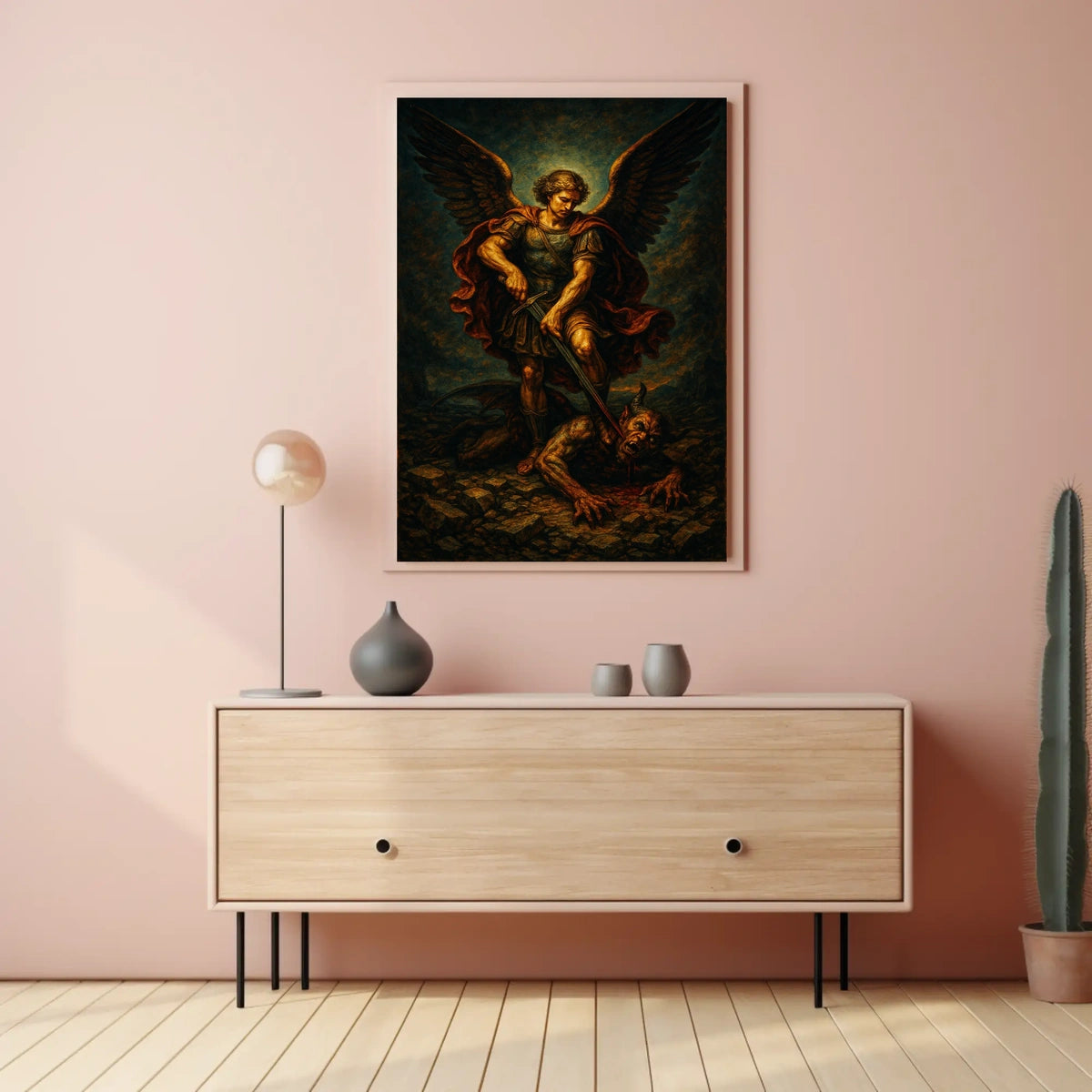 The Triumph Of Archangel Michael Poster