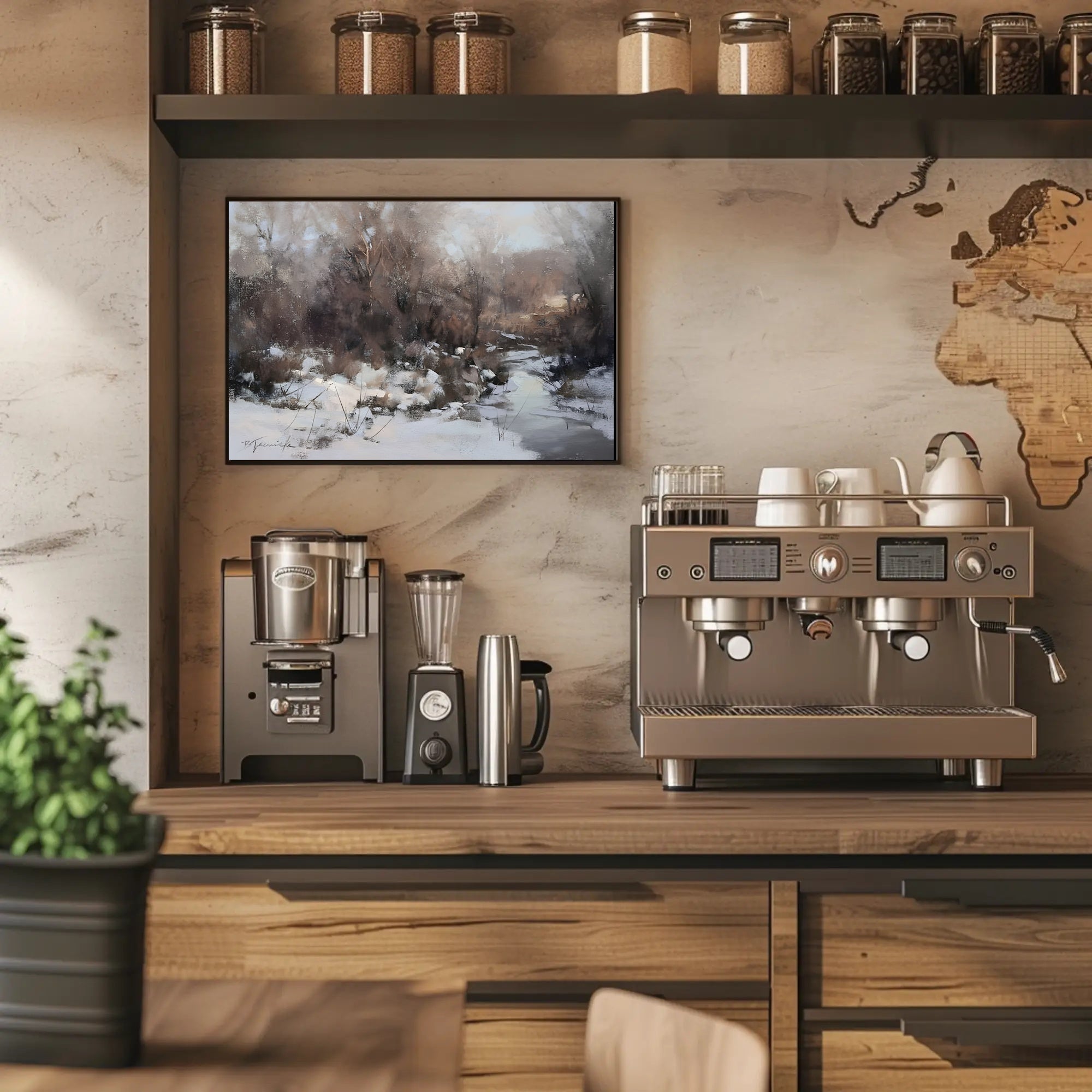 Winter Landscape Poster