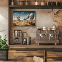 Surreal Desert Landscape: Fantasy or Mythology Poster