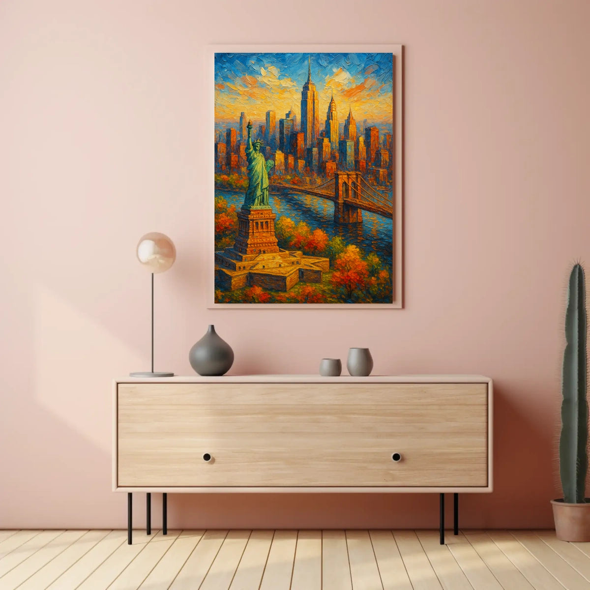 Autumn in New York Cityscape Painting