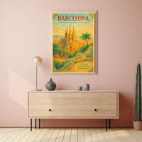 Barcelona The Enchanting Jewel of Catalonia Poster