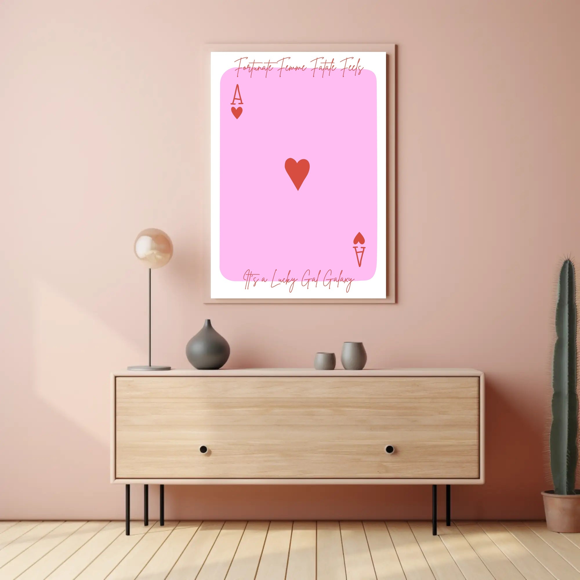 Fortunate Femme Fatale Feels Poster