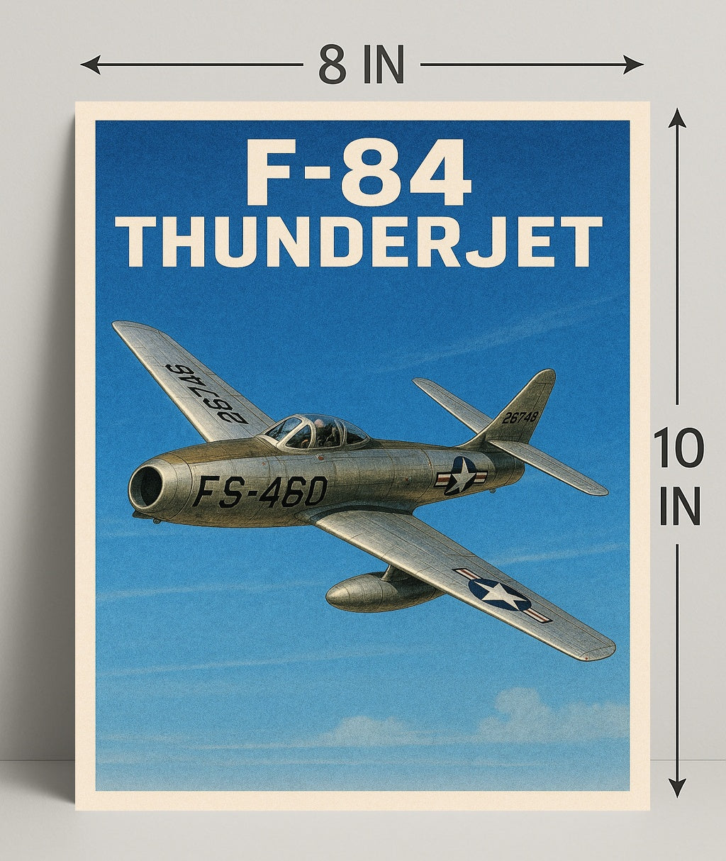 F-84 Thunderjet Poster PosterGoat