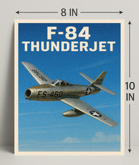 F-84 Thunderjet Poster PosterGoat