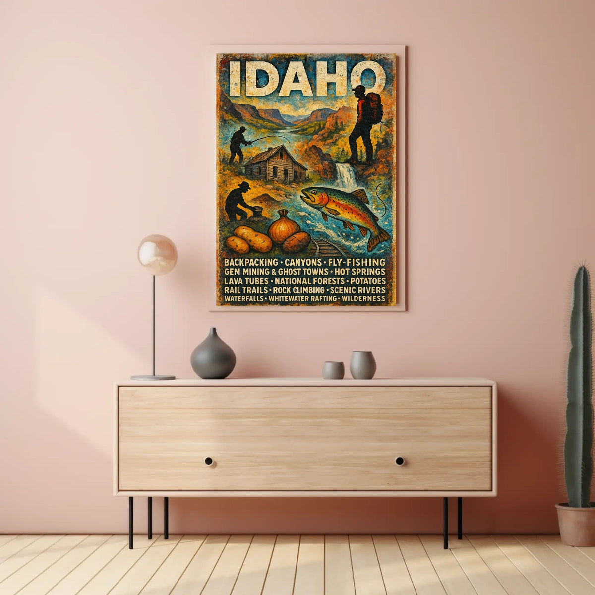 Discover Idahos Wilderness Poster
