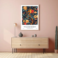 The Artistry of William Morris Cotton Prints Cultural Poster