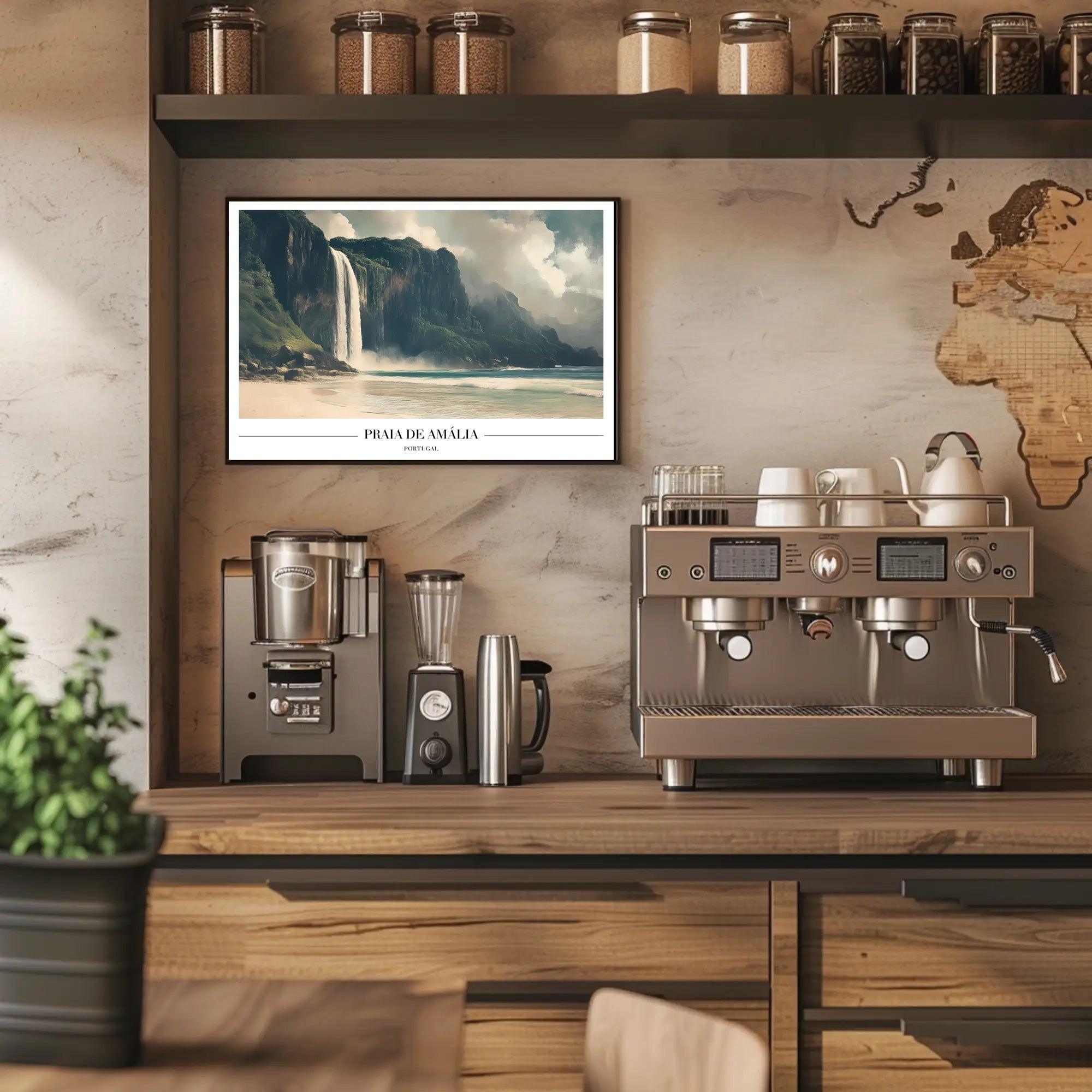 Serene Portugal Coastal Escape Travel Poster