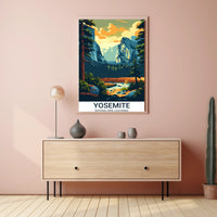 Yosemite's Majestic View National Park Poster