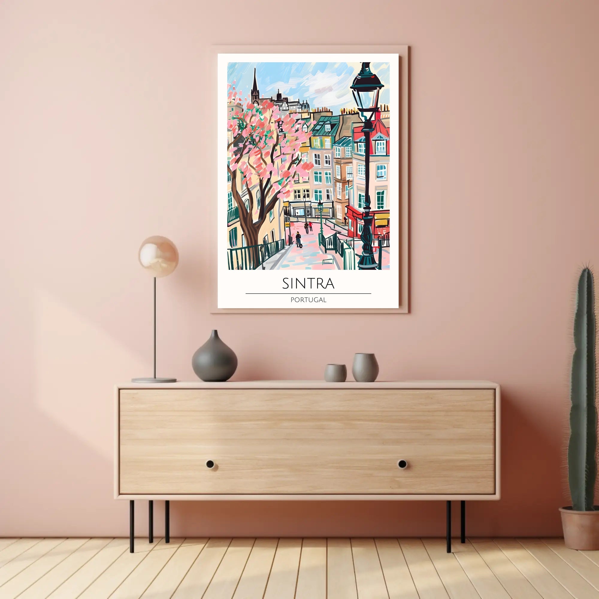Charming Streets of Sintra Poster PosterGoat