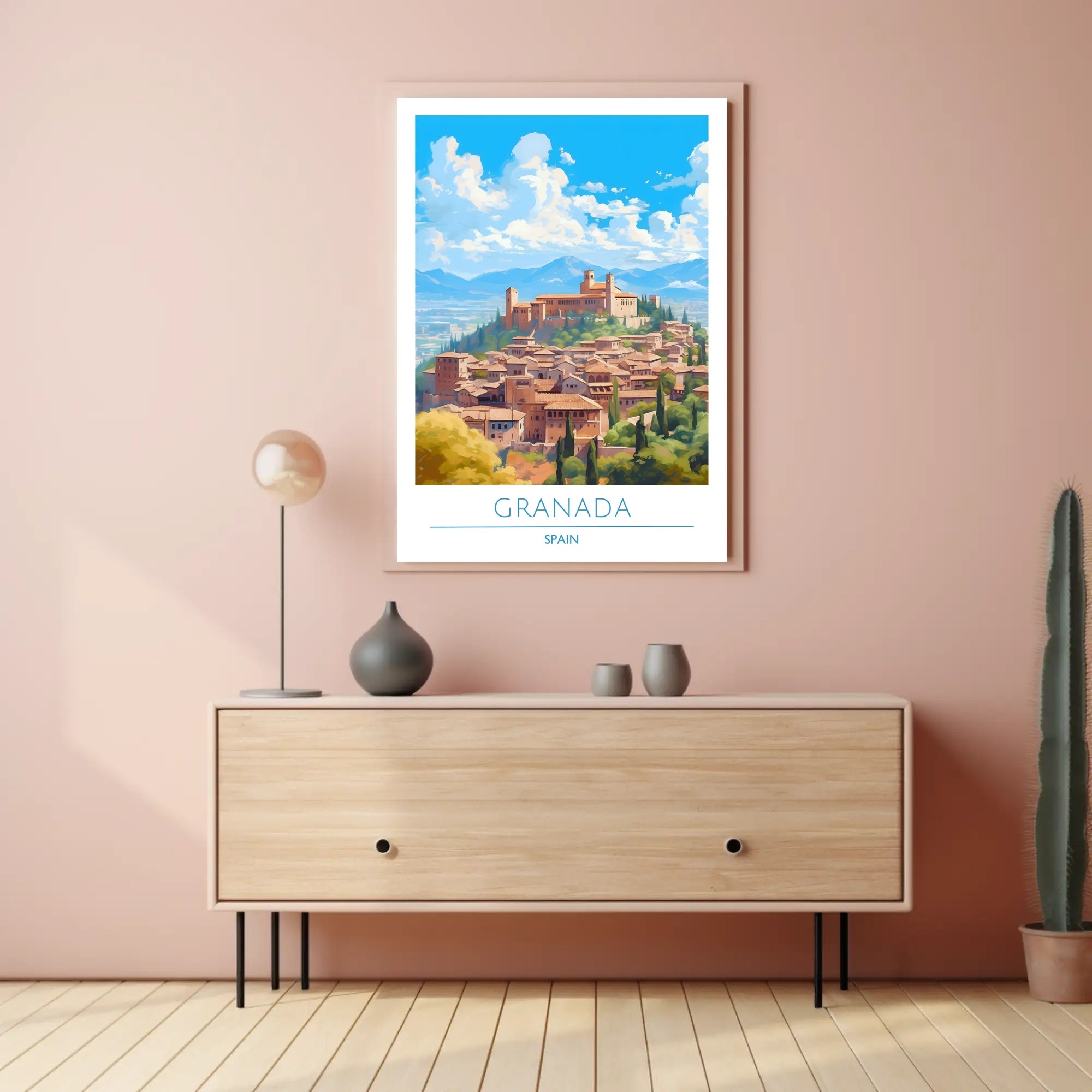 Scenic Granada Poster