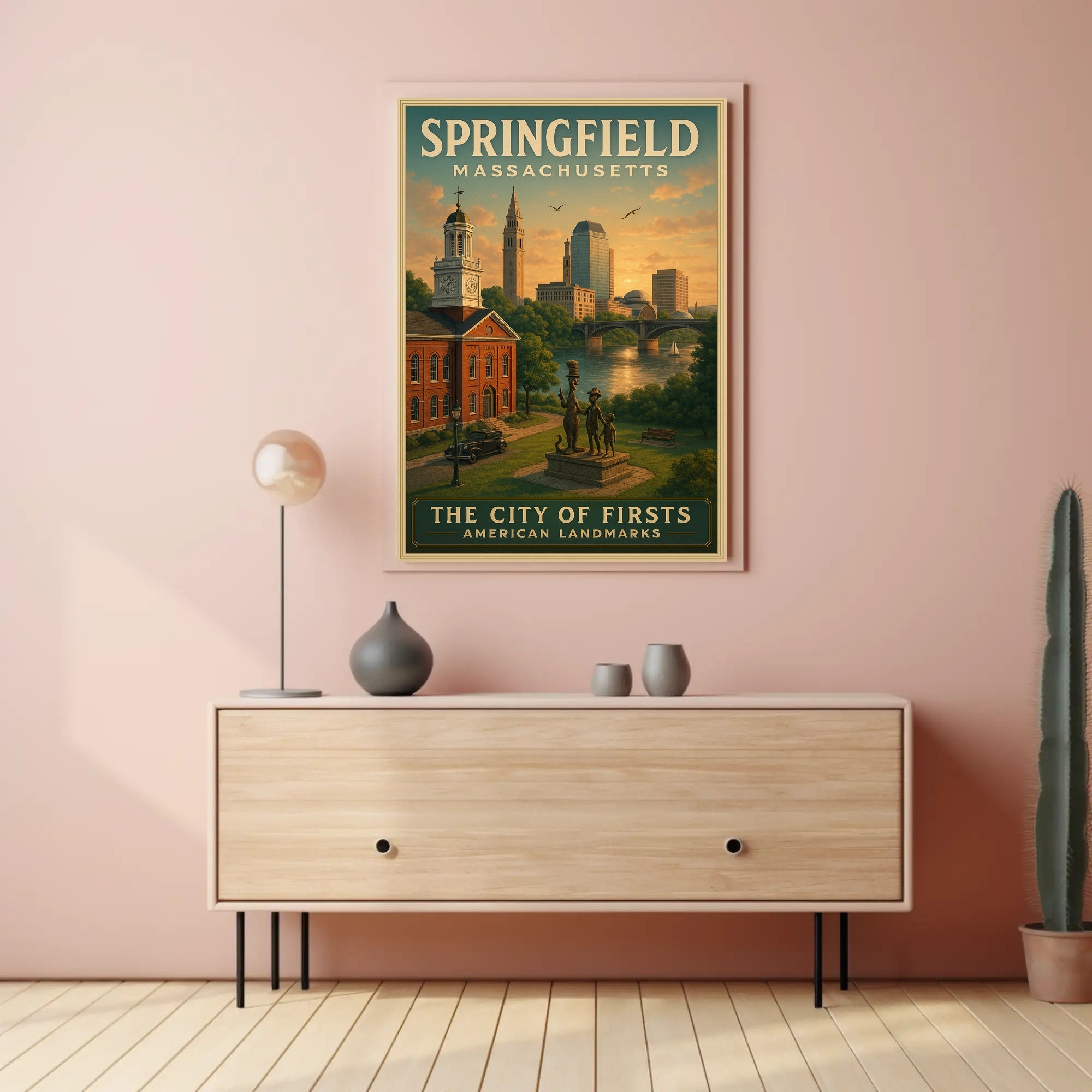 Springfield: The City of Firsts Poster