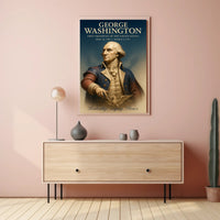 George Washington Portrait Celebrating America's Historical Legacy Poster